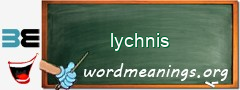 WordMeaning blackboard for lychnis